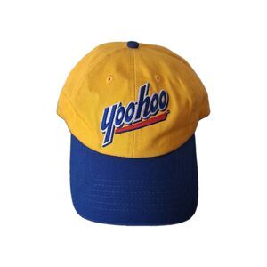 YooHoo Logo Hat Cap ODD Headwear Yellow Blue Strapback Licensed Adjustable